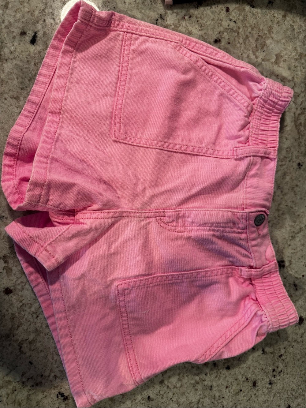 Old Navy Girls Pink Elastic-Waist Casual Shorts